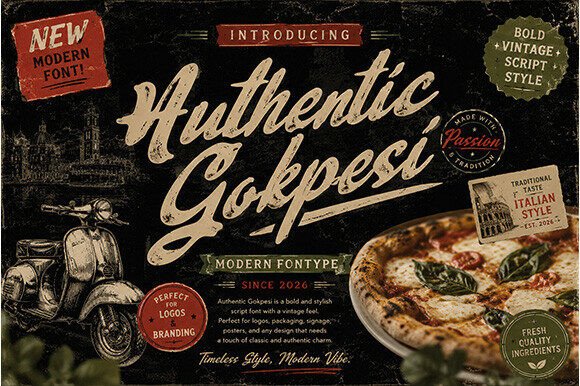 Authentic Gokpesi Typography