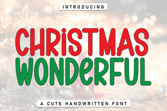 Christmas Wonderful: A Captivating Display Font for Creative Projects