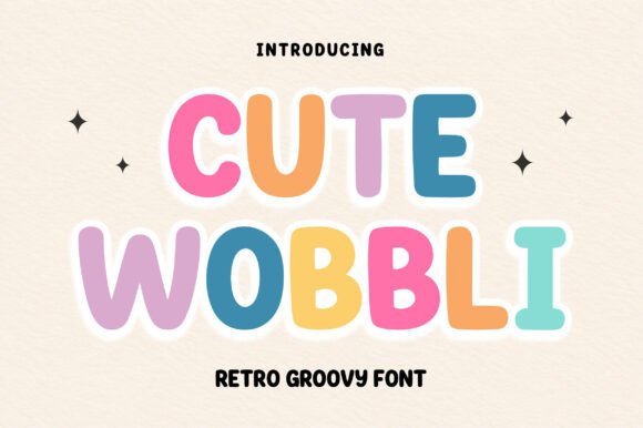Cute Wobbli Font for Playful and Professional Designs