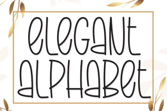Elegant Alphabet: A Font That Breathes Creativity into Every Design