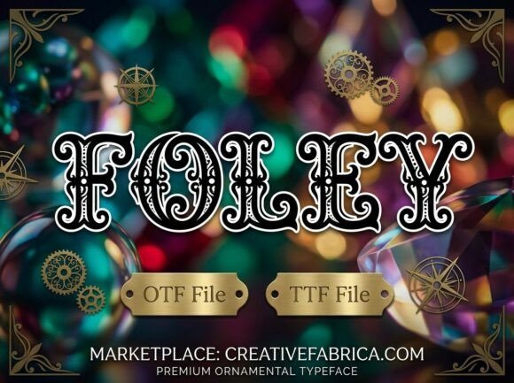 Foley: A Font That Elevates Visual Storytelling