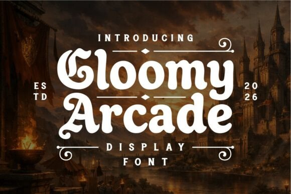 Gloomy Arcade Font for Creative Projects