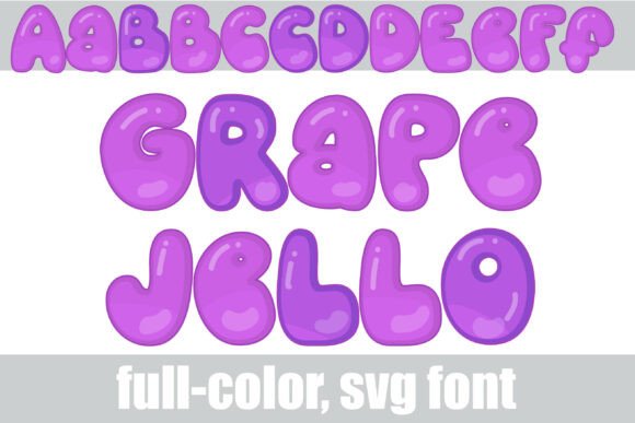 Grape Jello Font: Sweet Style for Bold Designs