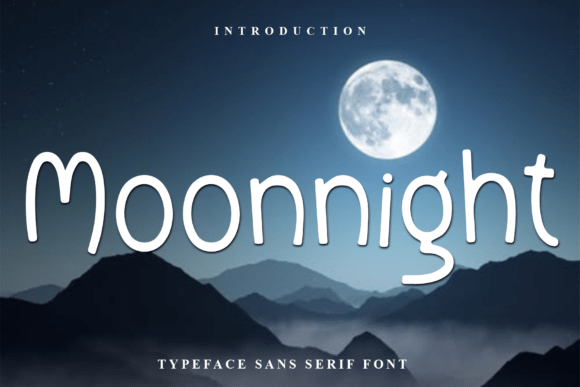 Moonnight: A Font That Captures the Essence of Creativity