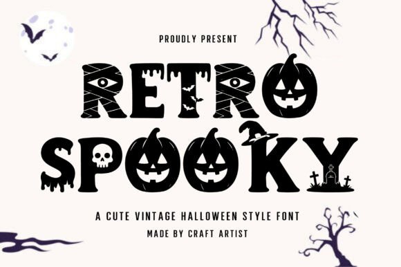 Retro Spooky Font for Halloween Creativity
