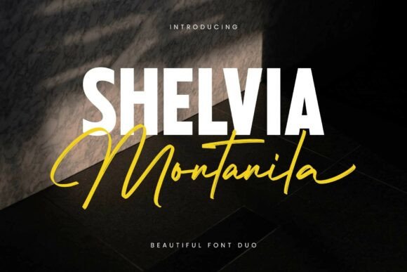 Shelvia Montanila Font Pairing