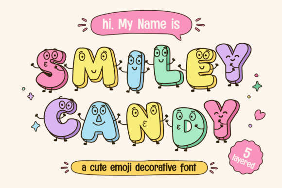 Smiley Candy: A Playful Font for Creative Expression