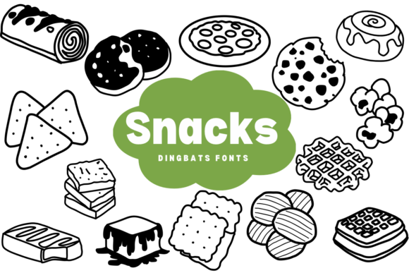 Snacks Font: A Playful Dingbats Style for Creative Projects