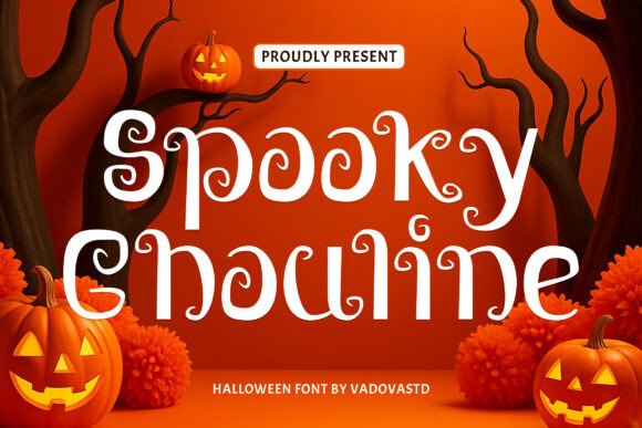Spooky Ghouline: Summon the Spirit of the Season with This Enchanting Display Typeface