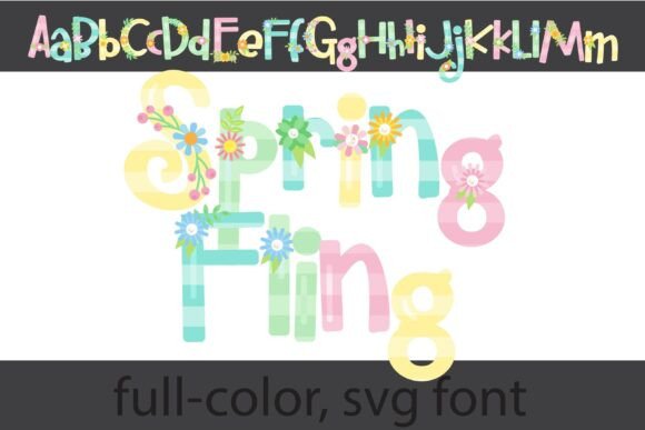 Spring Fling: A Playful Font for Branding and Creative Communication
