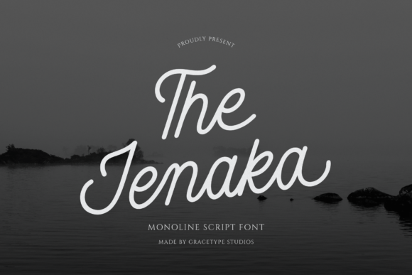 The Jenaka: A Timeless Monoline Script Font for Modern Elegance