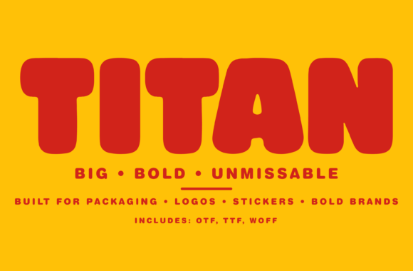 Titan Font for Bold Branding and Design Impact