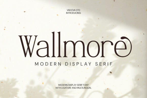 Wallmore Font: Timeless Elegance Meets Modern Design