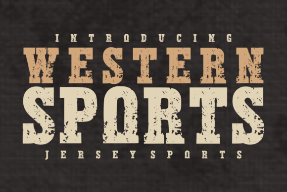 Western Sports: The Font That Elevates Bold Design with Rugged Authenticity