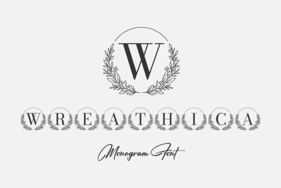 Wreathica Monogram: A Timeless Font for Elegant Design